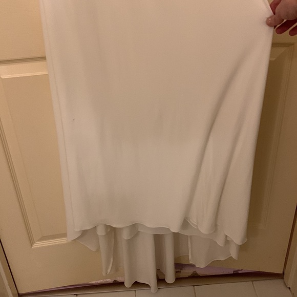 (NWT) David’s Bridal Wedding Dress! Long Size 6 Ivory - Picture 3 of 6